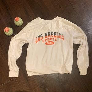 Los Angeles graphic crew neck